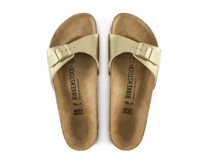 Birkenstock Madrid BS Gouden Slippers Dames Avantisport