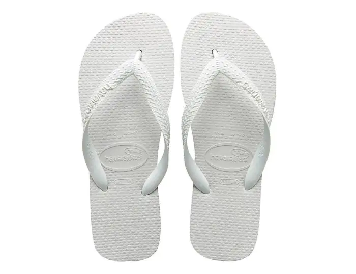 Witte havaianas top