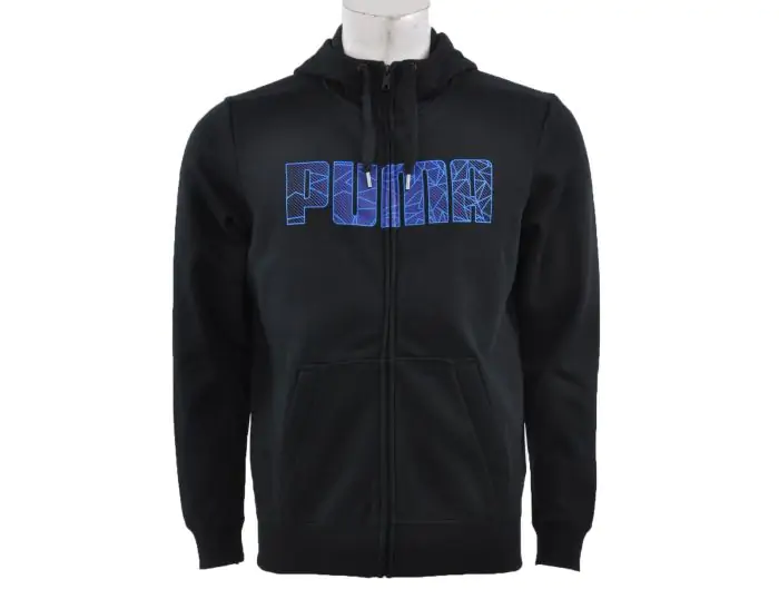 Puma FUN BTS Hd. Sweat Jkt Zwart Vest Avantisport