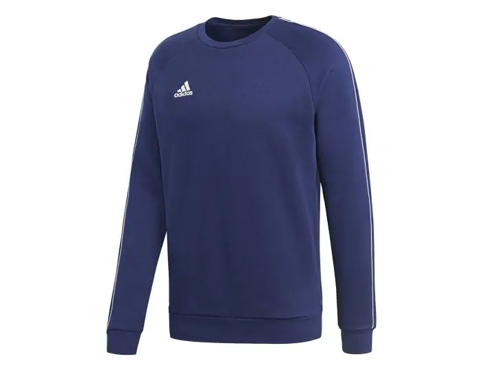 Blauwe adidas trui outlet