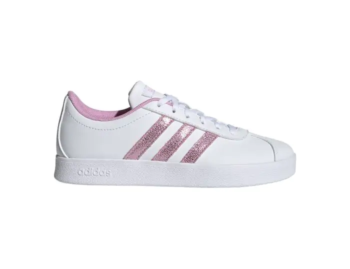 adidas VL Court 2.0 K Meisjes Sneakers Wit Avantisport