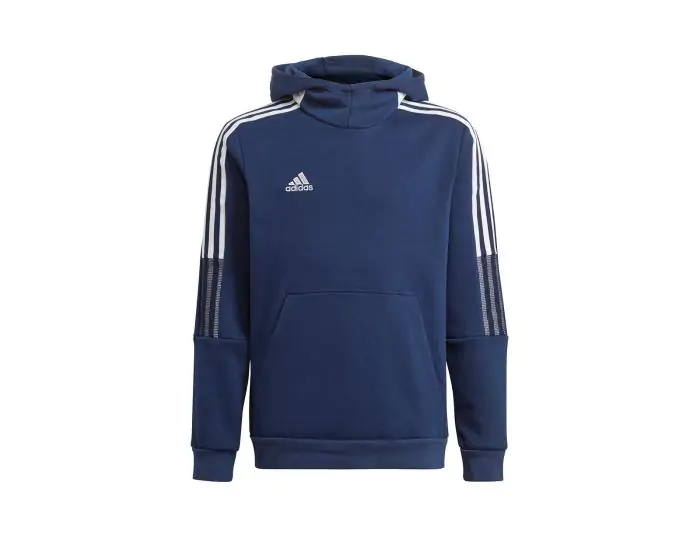 adidas Tiro 21 Sweat Hoodie Youth Blauwe Trui Kids Avantisport