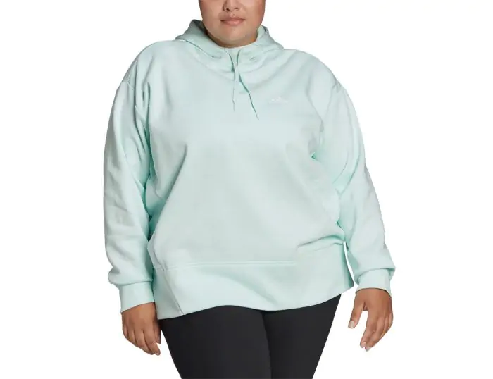 Adidas Studio Hoodie Plus Size Groene grote trui dames Avantisport