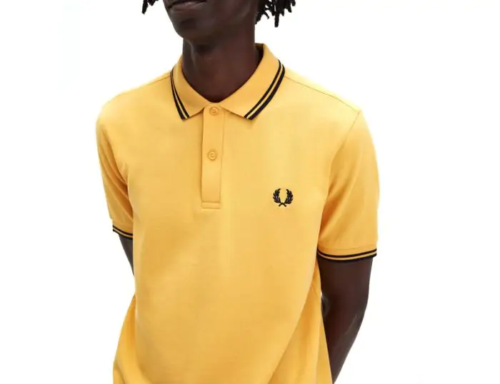 Fred perry polo geel top