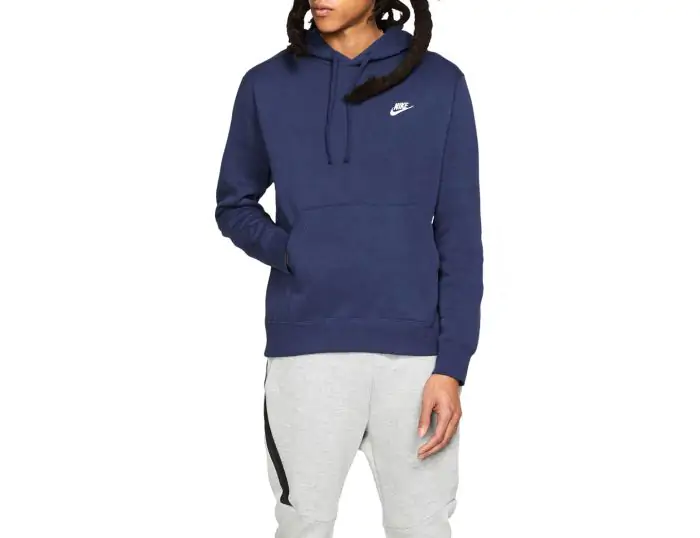 Nike Sportwear Club Fleece Hoodie Blauwe heren trui Avantisport
