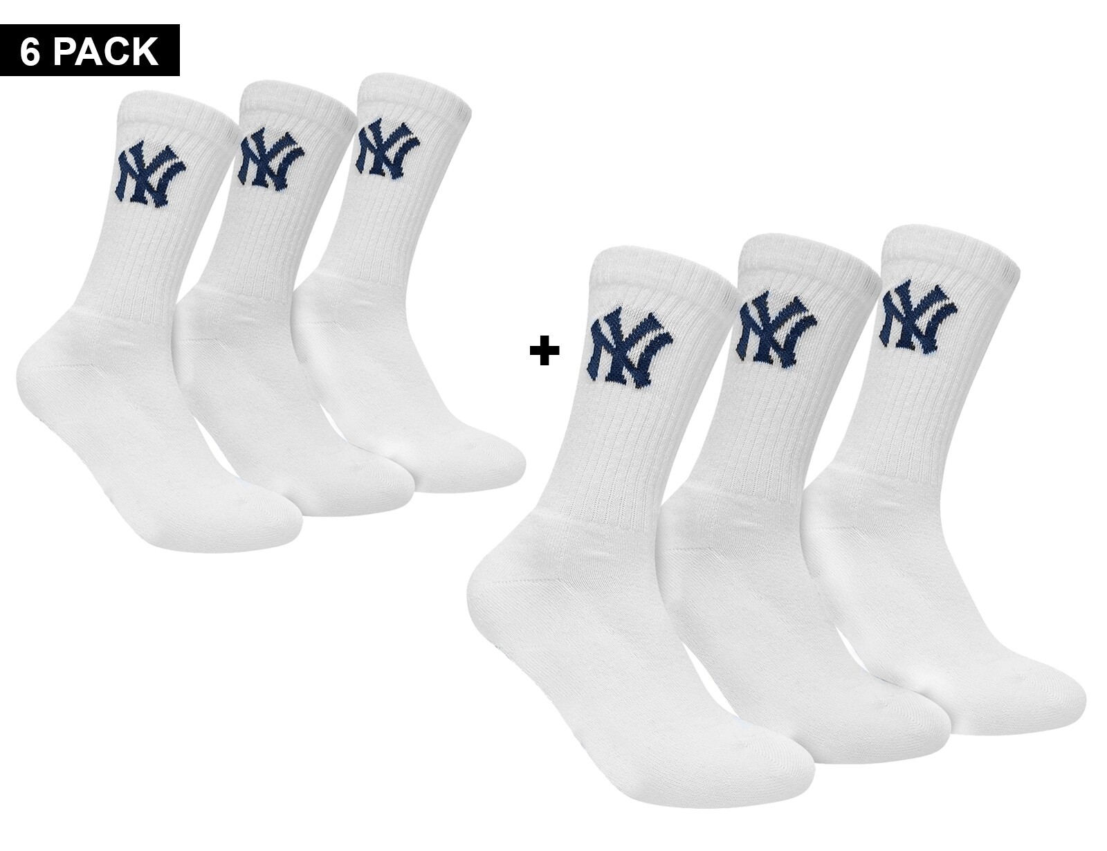 New York Yankees - 6-Pack Crew Socks - Crew Sokken