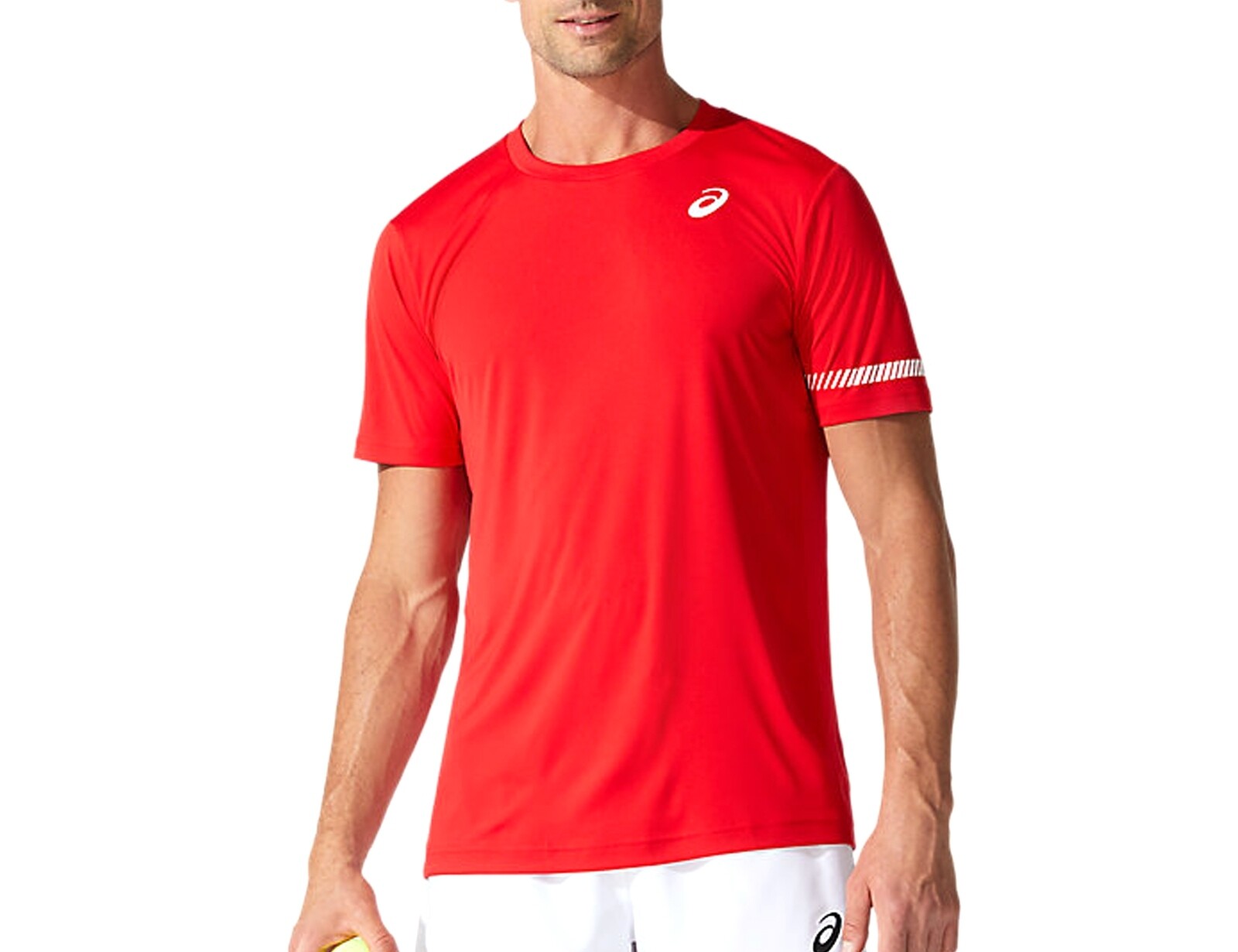 asics - court men ss tee - tennis shirts