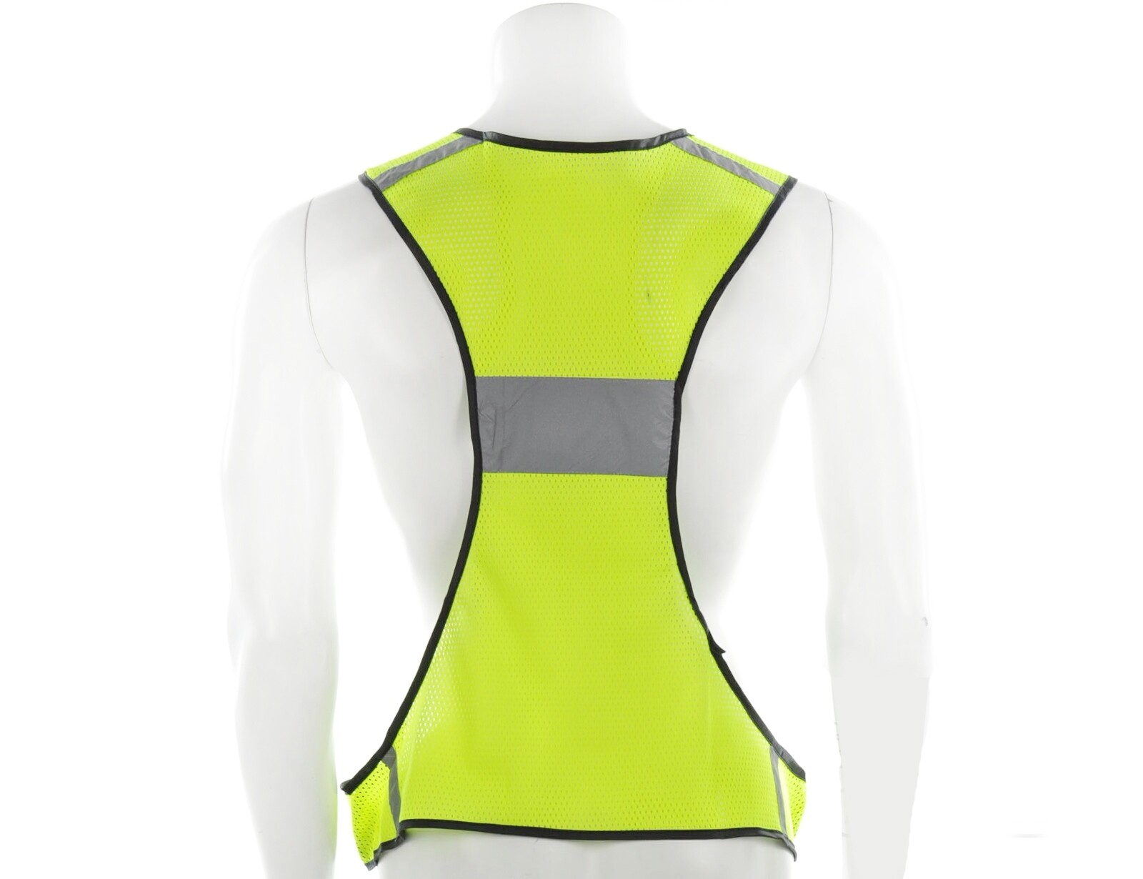Rucanor - Safety Running Vest X-shape - Hardloopvest - M - FluorGeel