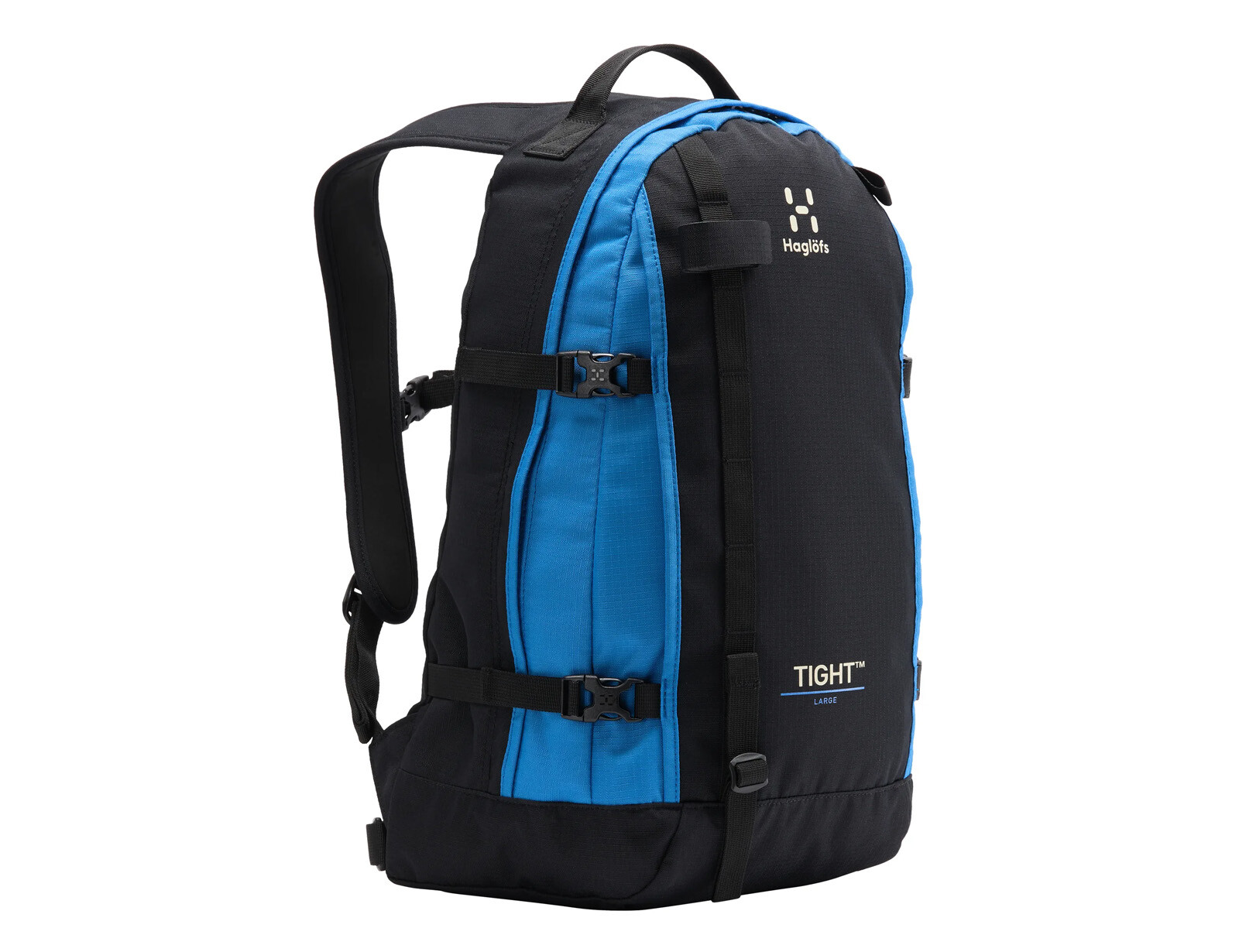 Haglöfs - Tight Large 25L - Zwart met Blauwe Rugtas