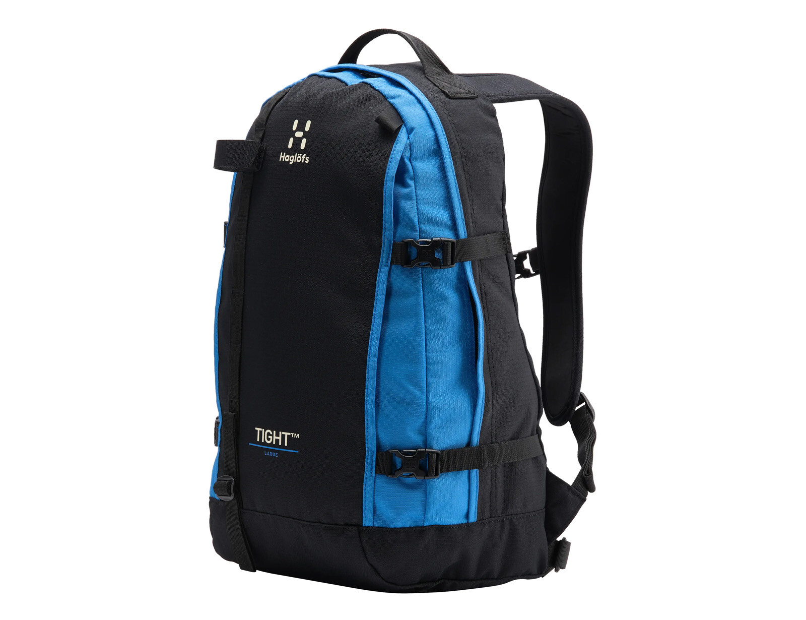 Haglfs - Tight Large 25L - Zwart met Blauwe Rugtas-One Size