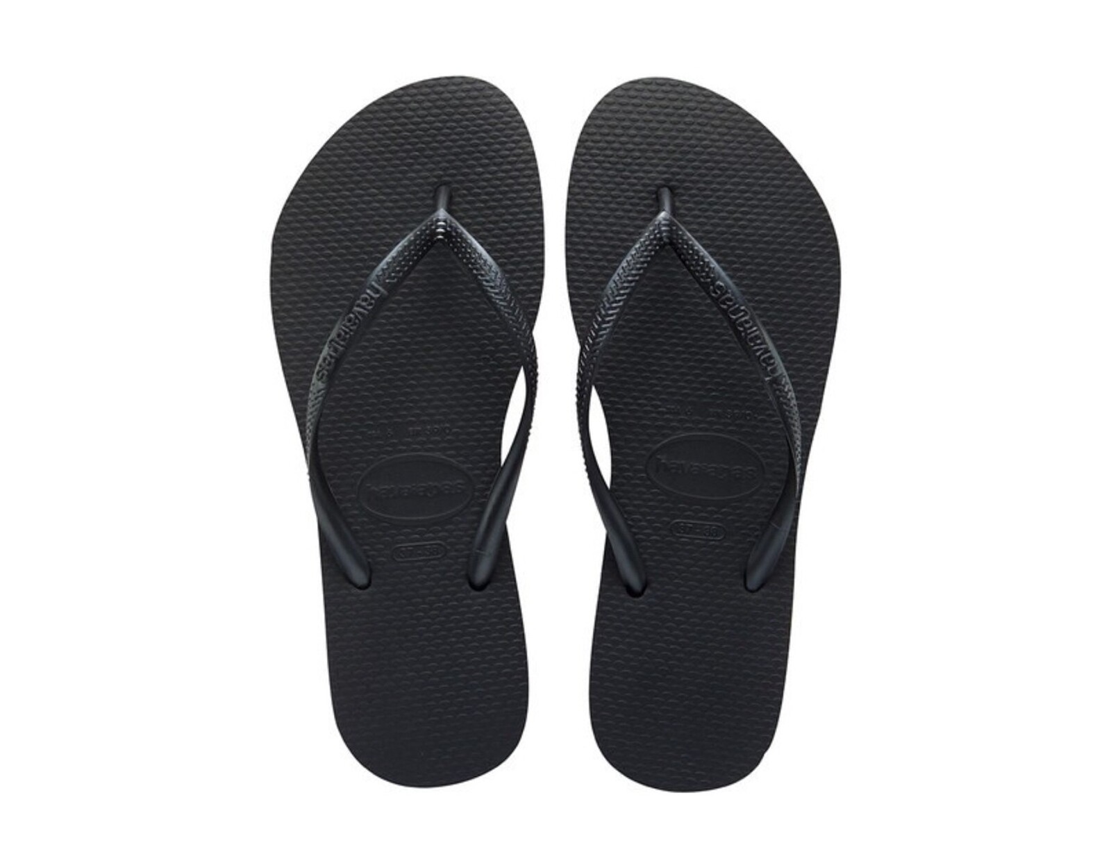 Havaianas - Slim Women - Zwarte Slippers