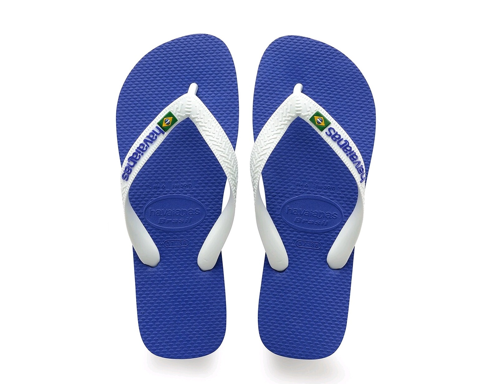 Havaianas - Brasil Logo - Blauwe Teenslipper