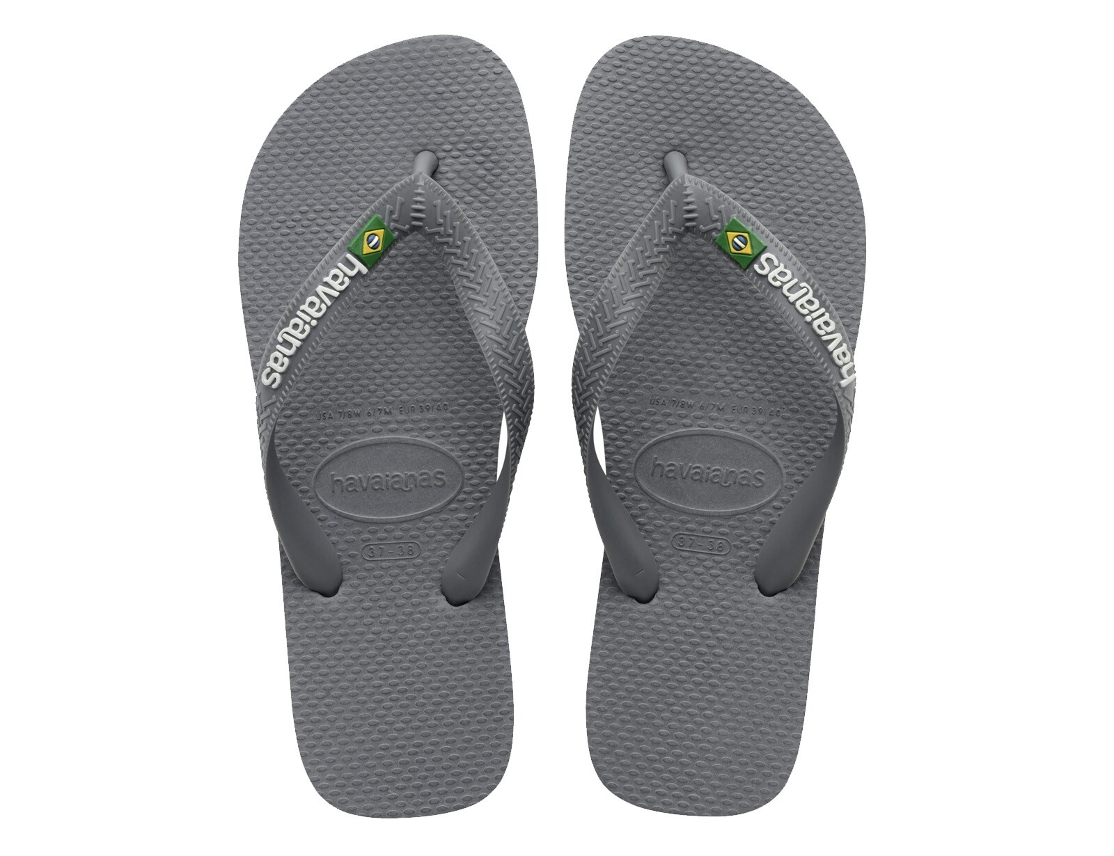 Havaianas - Brasil Logo - Grijze Slippers