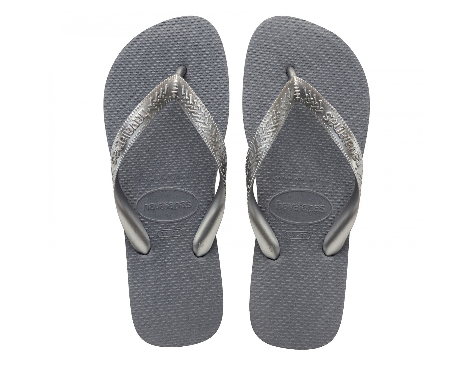 Havaianas - Top Tiras - Zilveren Slippers
