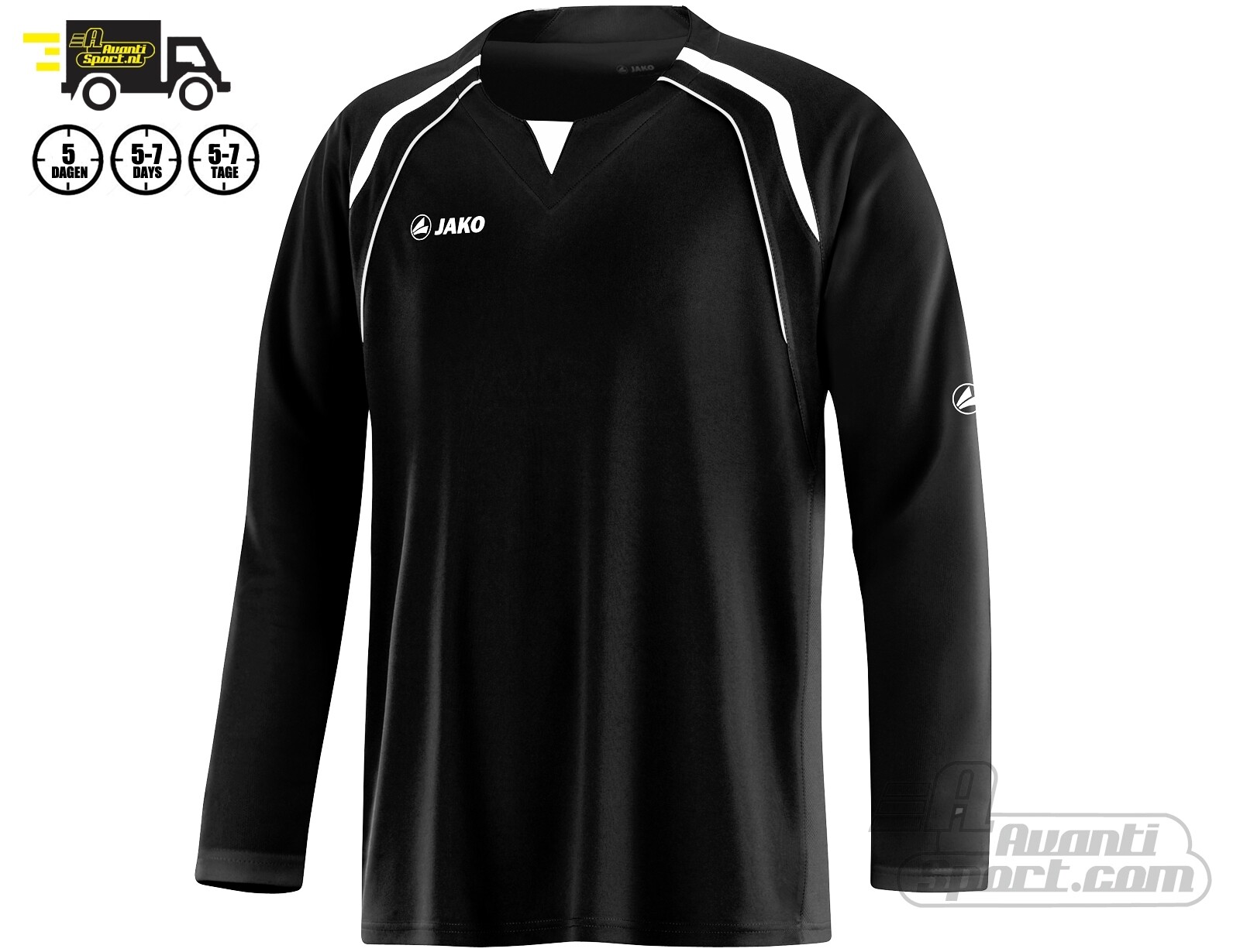Jako - Shirt Wembley Long Sleeve - Jako Shirt Lange Mouw