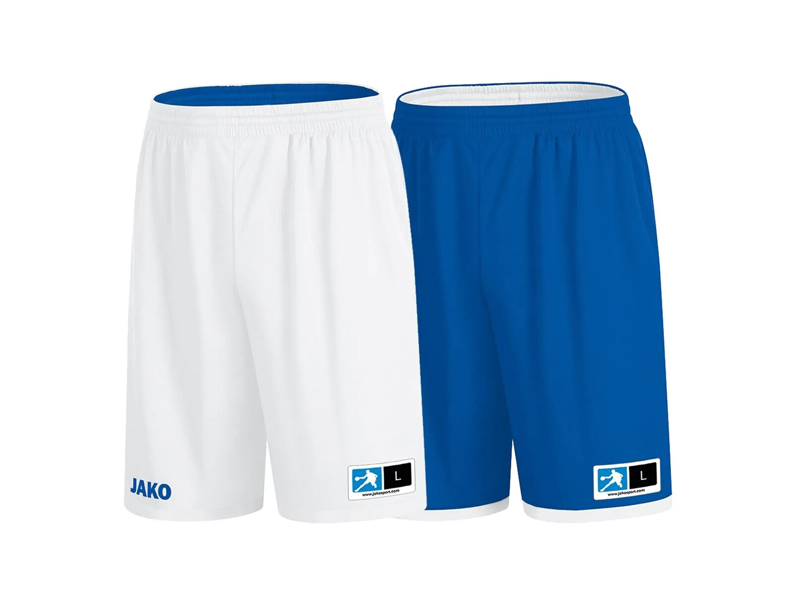 Jako - Reversible Short Change 2.0 Junior - Blauwe Shorts Kids