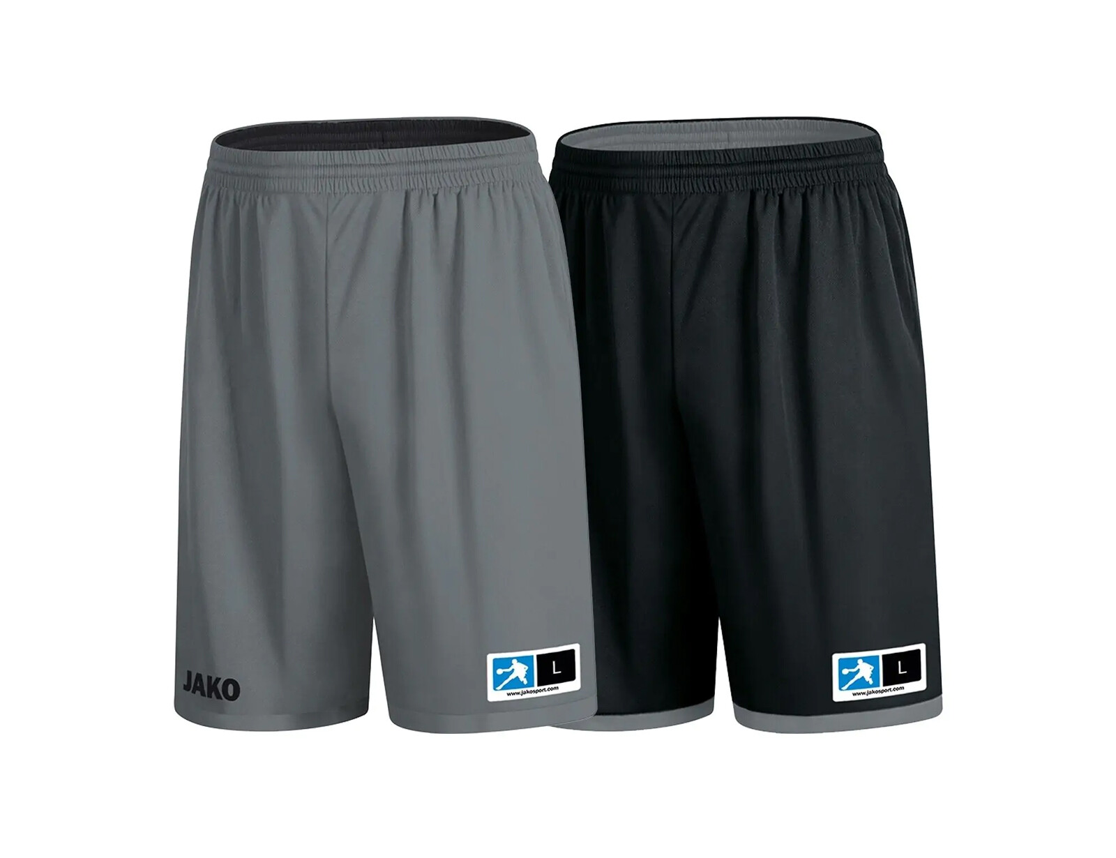Jako - Reversible Short Change 2.0 Junior - Zwarte Shorts Junior
