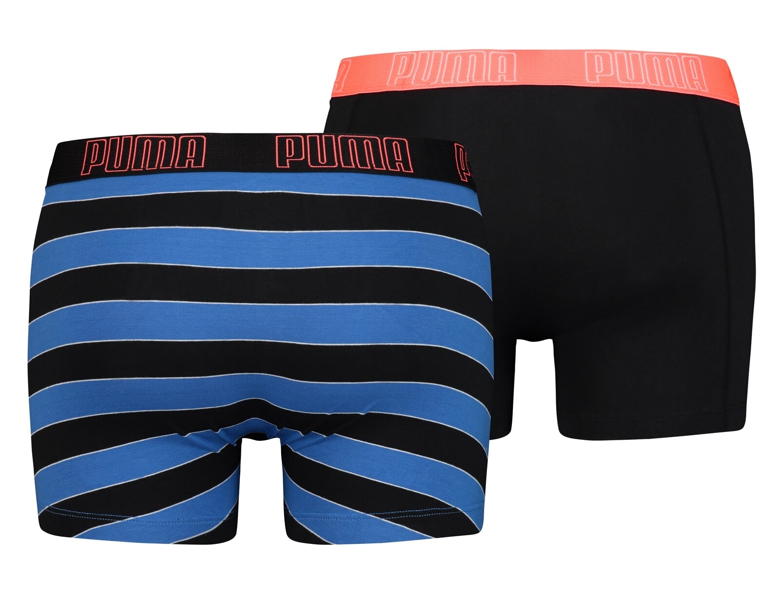Puma - YD Bold Stripe Boxer 2P - Boxers Heren - S - Blauw