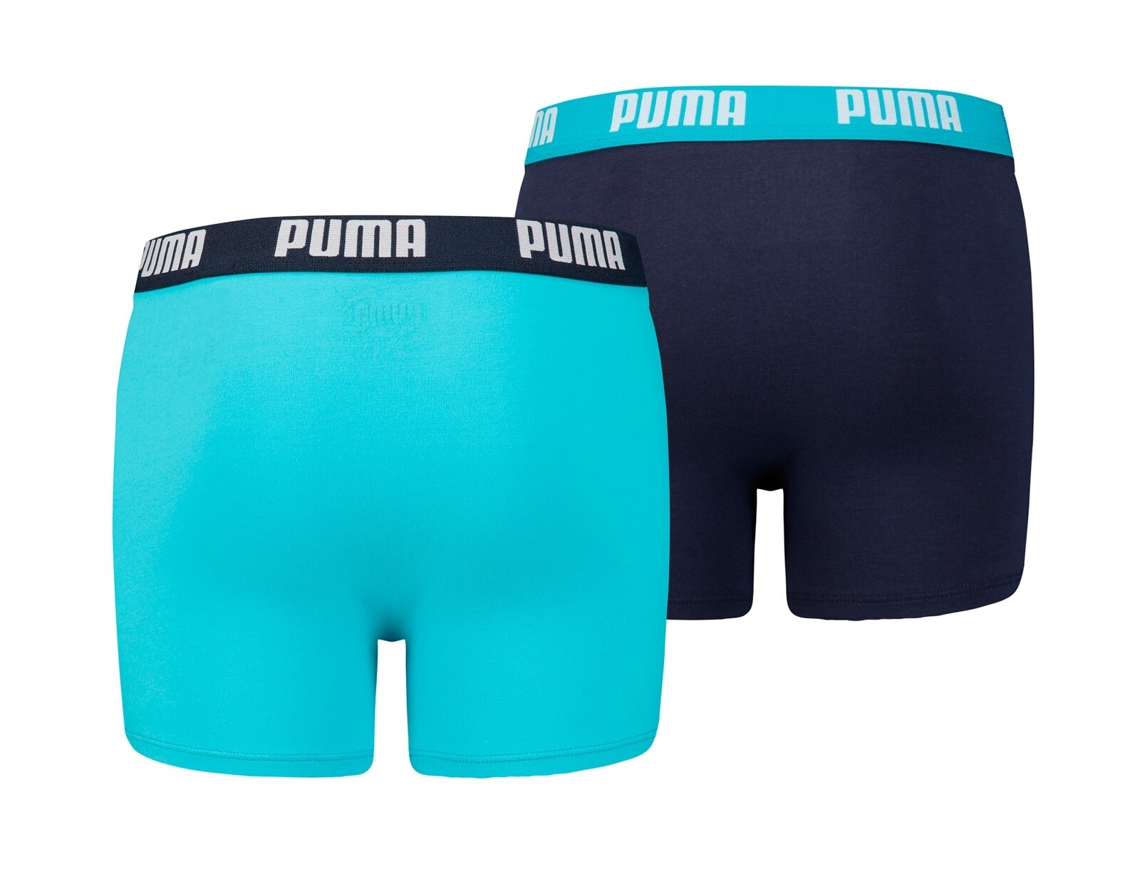 Puma - Boys Basic Boxer 2P - Boxershorts Jongens - 128 - Blauw