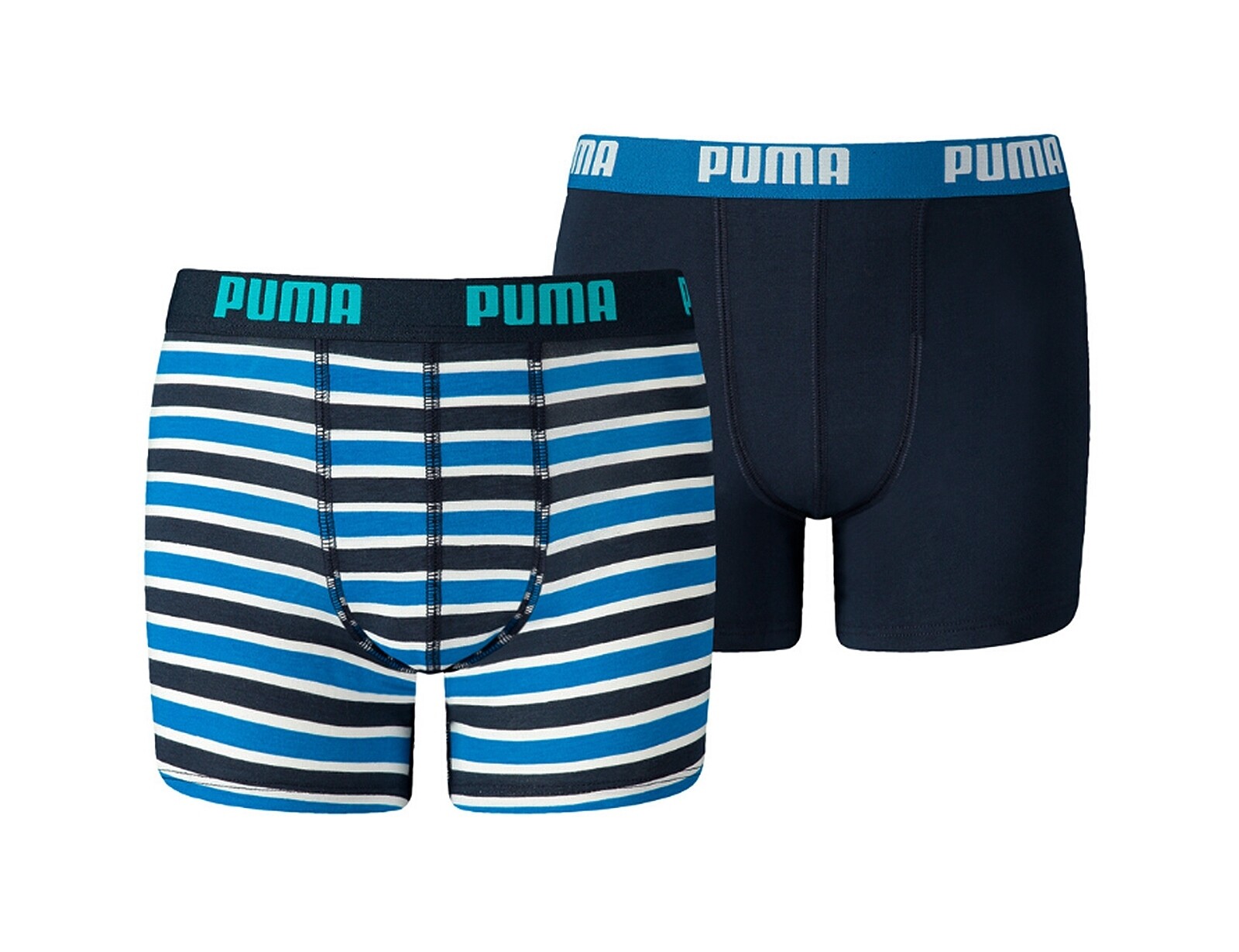 Puma - Boys Basic Boxer Print 2P - Jongens Ondergoed