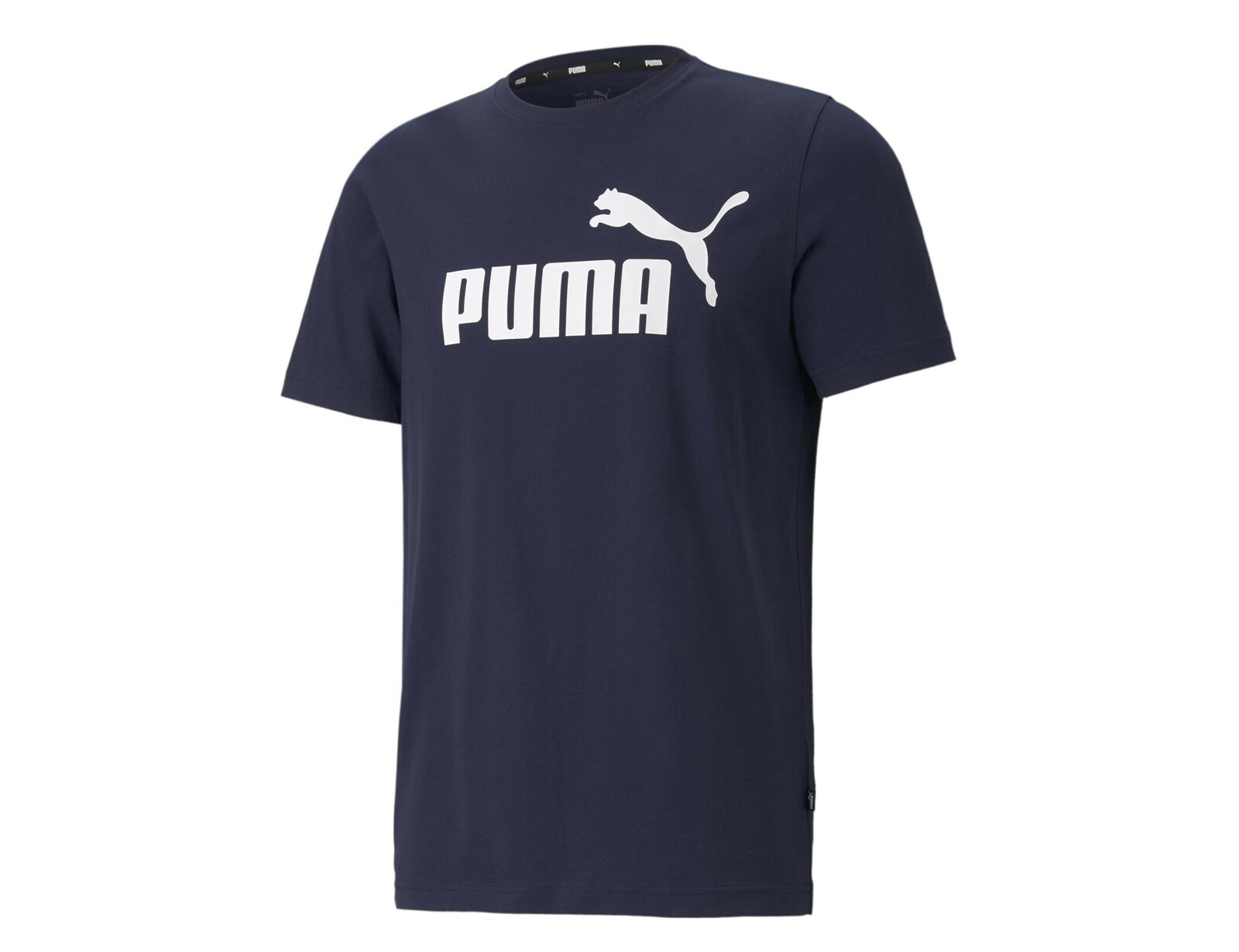 Puma - ESS Logo Tee - Donkerblauw T-shirt
