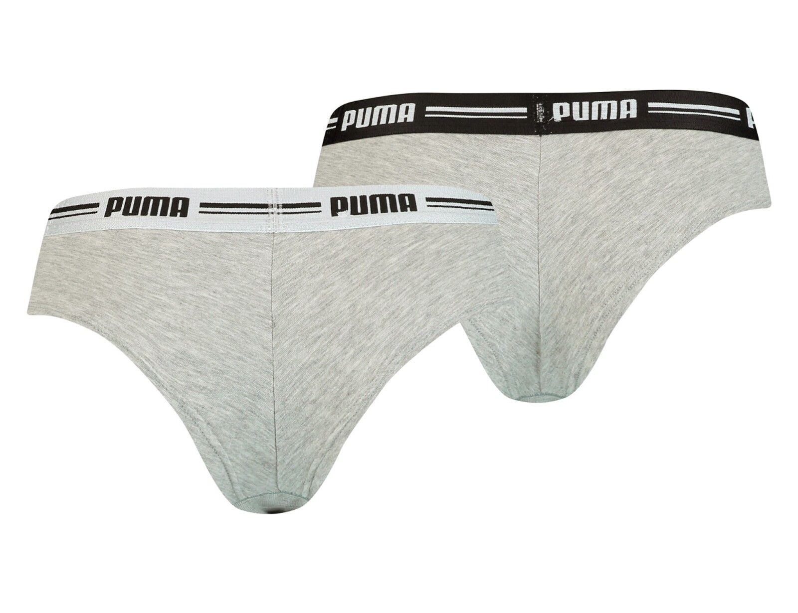 Puma - Brazilian 2P - Slips 2-Pack - S - Grijs