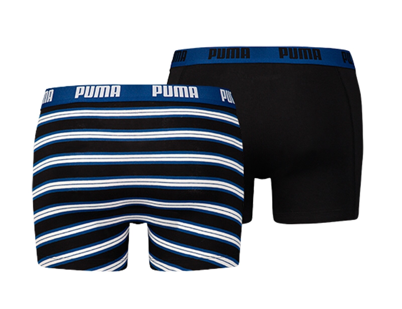 Puma - Boxer Retro Stripe - Set Ondergoed - S - Zwart