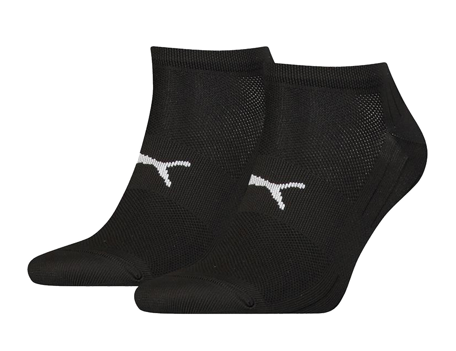 Puma - Sport Light Sneaker Socks 2P - Zwarte Sportsokken