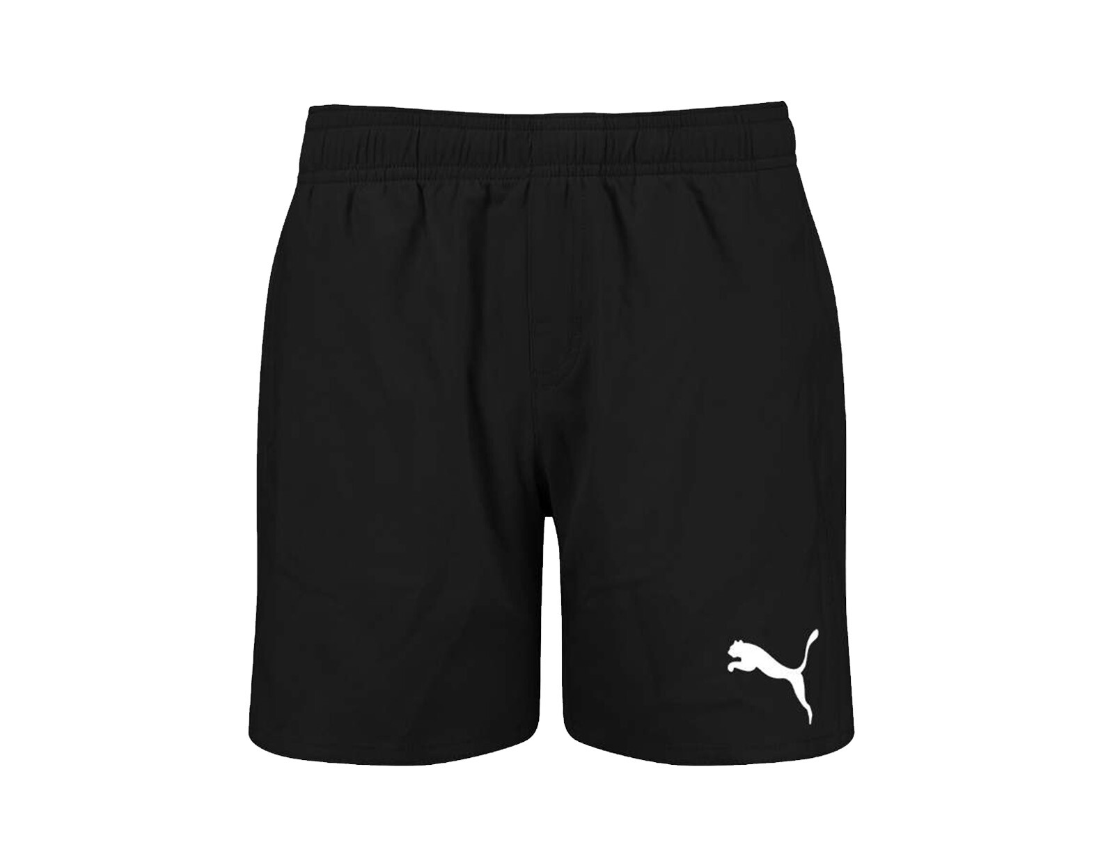 Puma - Boys Swim Mid Length Short - Zwarte Zwembroek Kids