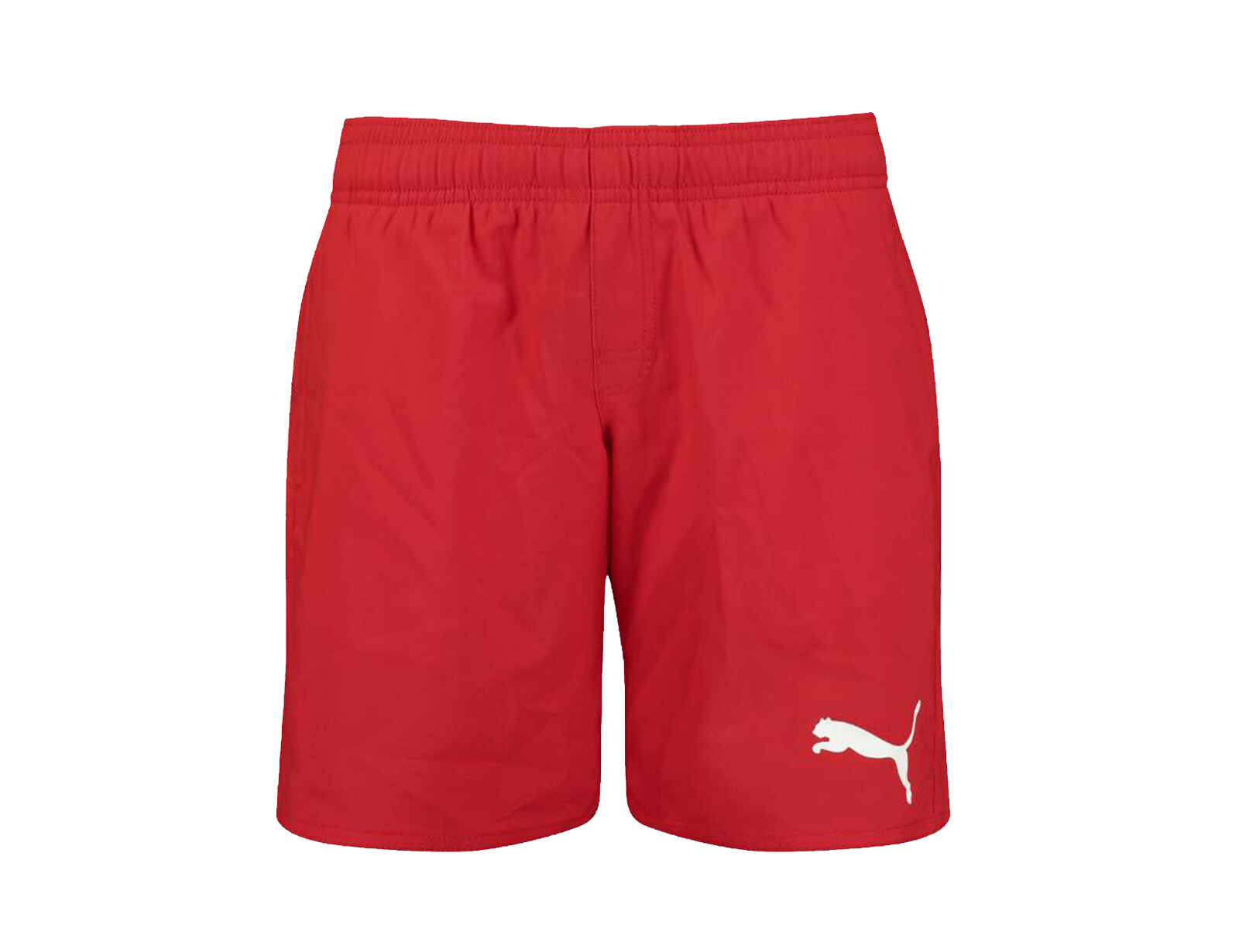 Puma - Boys Swim Mid Length Short - Rode Zwembroek Jongens