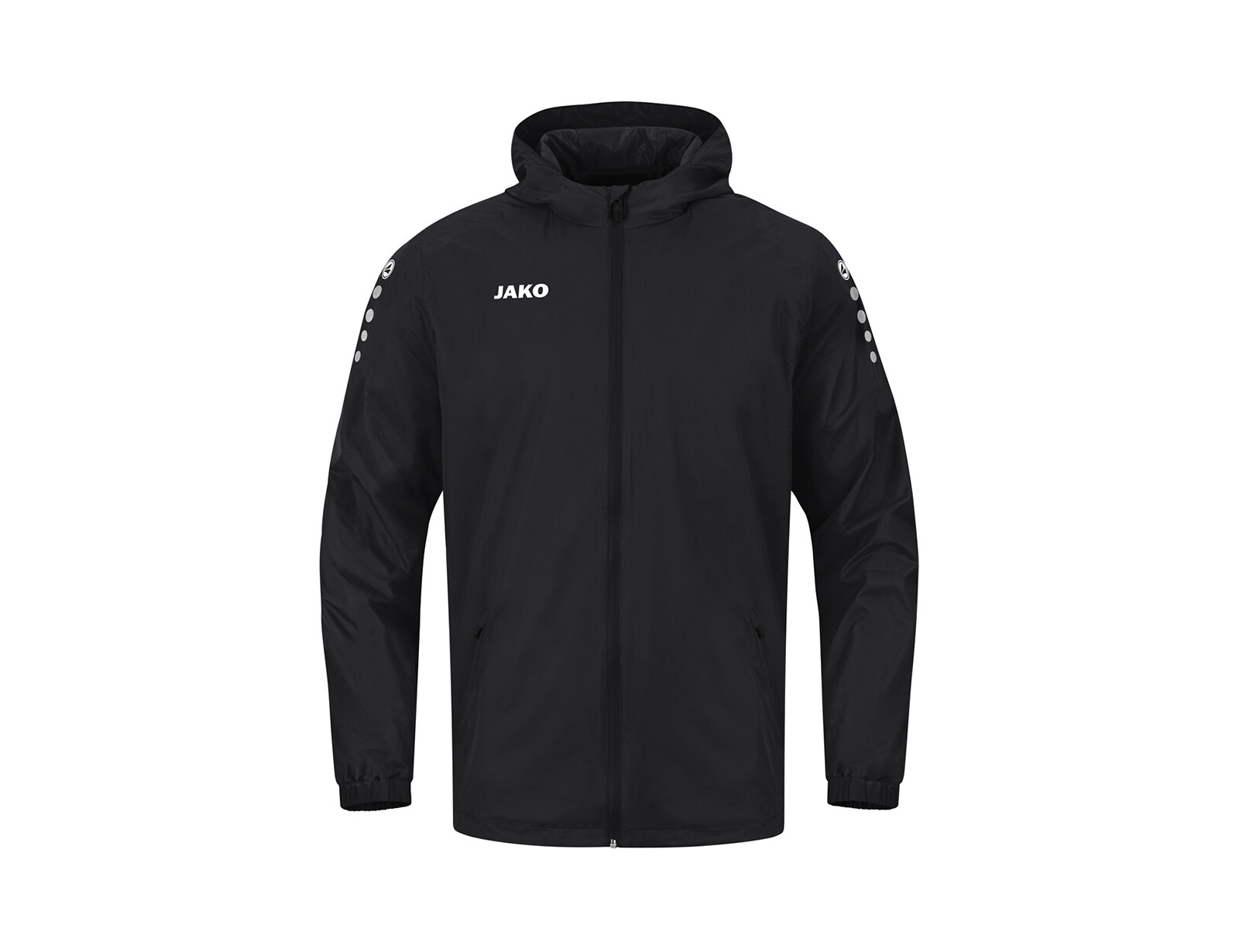 Jako - Regenjas Team 2.0 - Zwarte Jas Kids