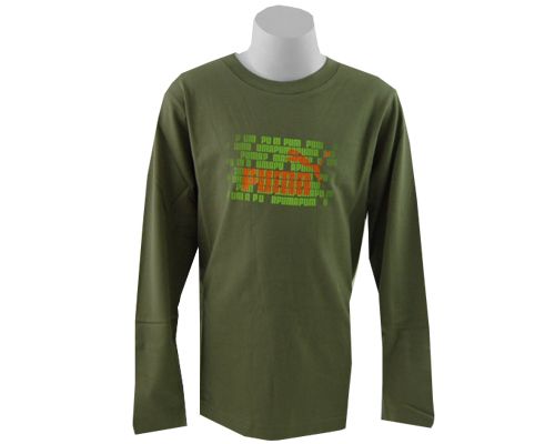 Puma - Letter LS Tee - Puma T-Shirts Kinderen