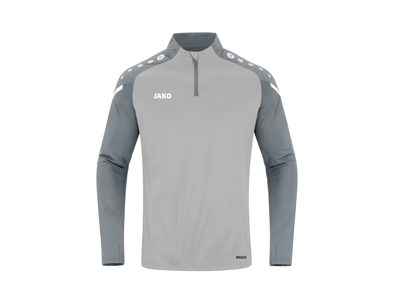 Jako - Ziptop Performance - Grijs Voetbalshirt Kids