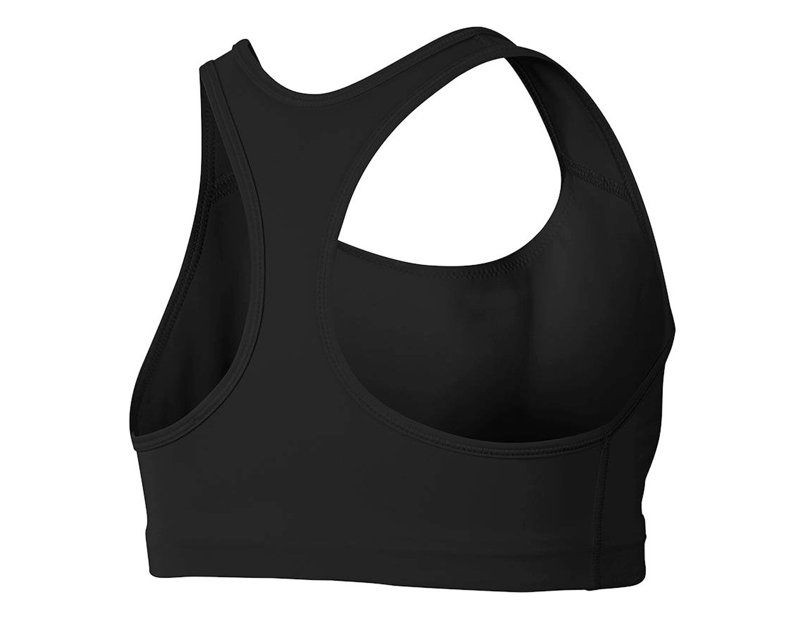 Nike - Swoosh Bra Med-Support 1-pc Pad - Sportbeha Zwart - XS - Zwart