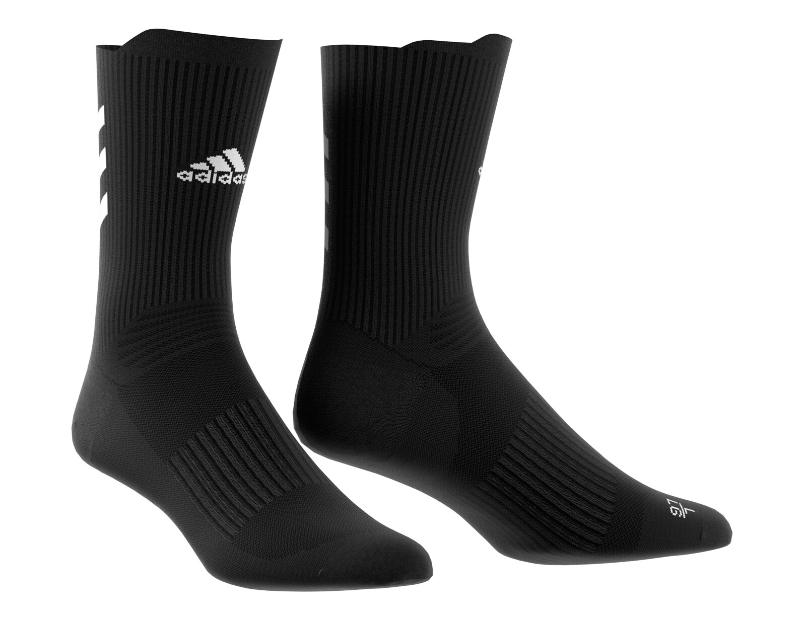adidas Alphaskin Crew Ultra Light Sock Sportsok Zwart