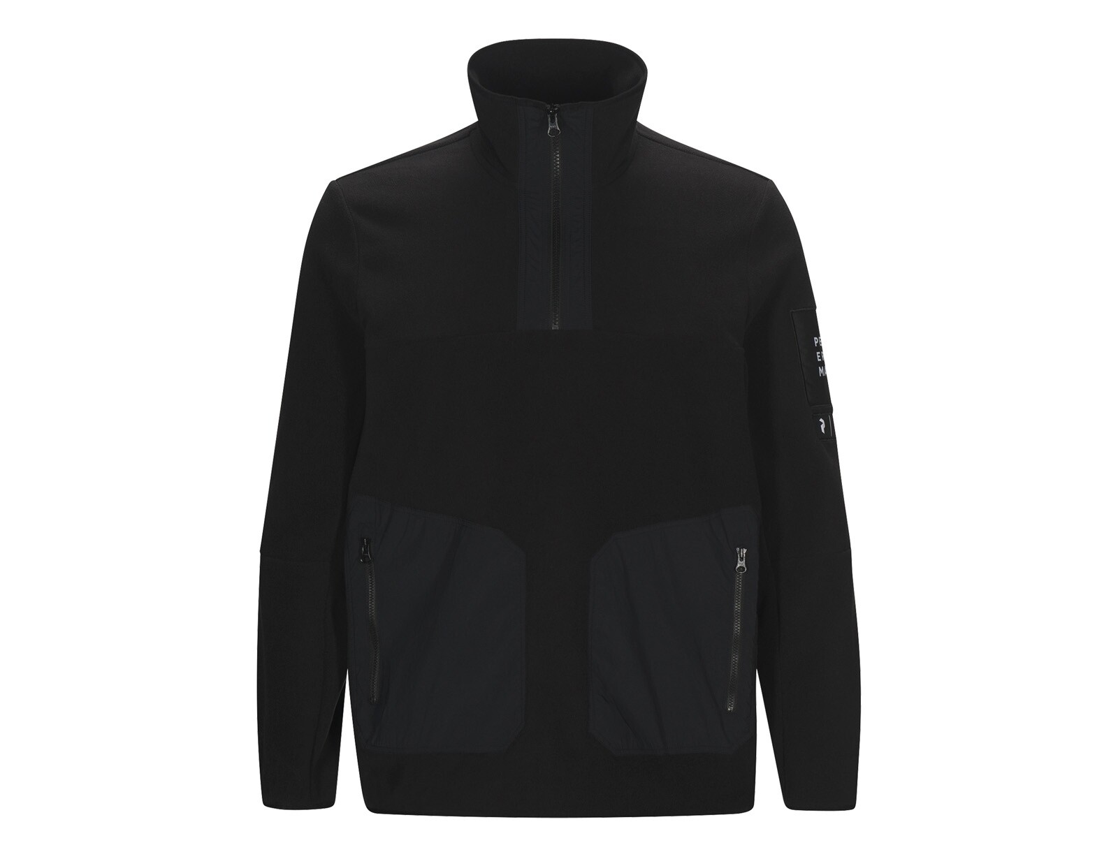 Peak Performance  - 2.0 Fleece/ Woven TN - Zwarte trui