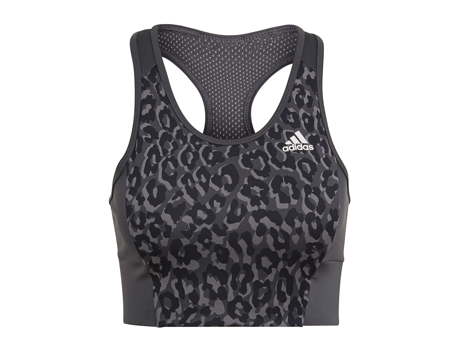 adidas - W Leo BT - Sportbeha met Luipaardprint