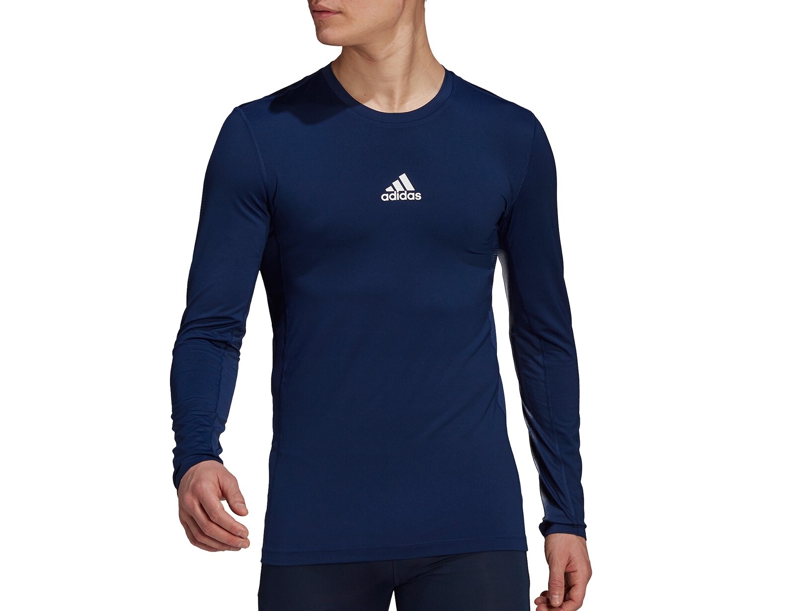 adidas - Techfit Long Sleeve Top  - Compressieshirt Blauw