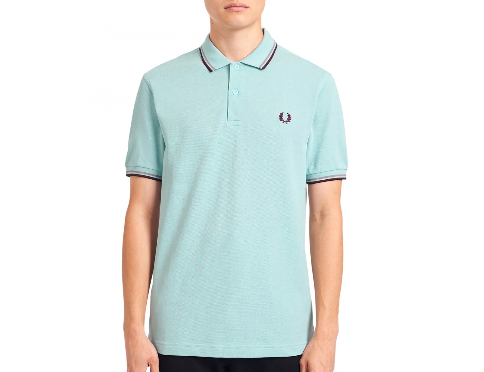 Fred Perry - Twin Tipped Shirt - Lichtblauwe Polo