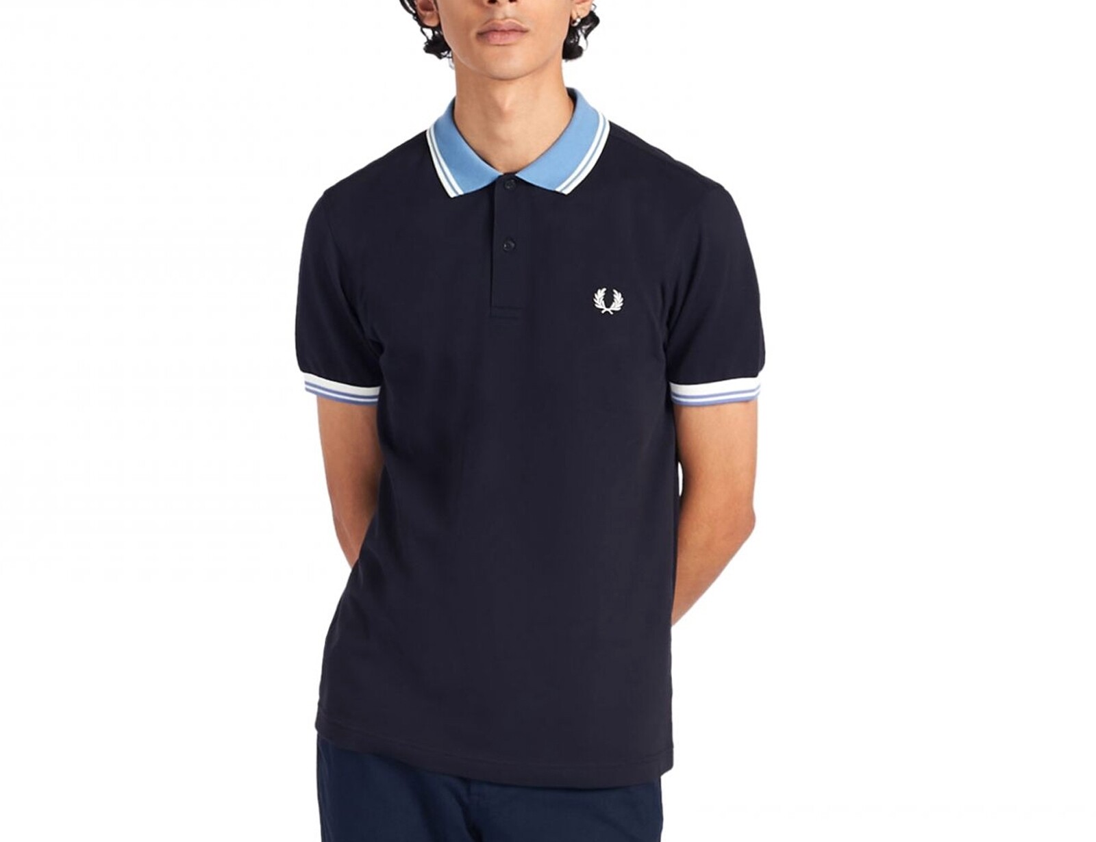 Fred Perry - Contrast Rib Polo Shirt - Polo Shirt Fred Perry