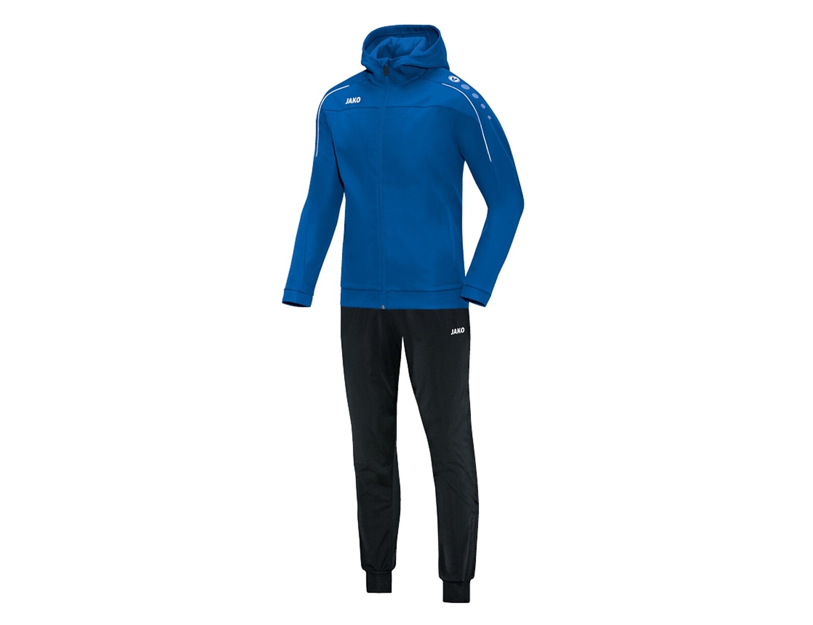 Jako - Hooded Tracksuit Classico Woman - Polyesterpak met kap Classico