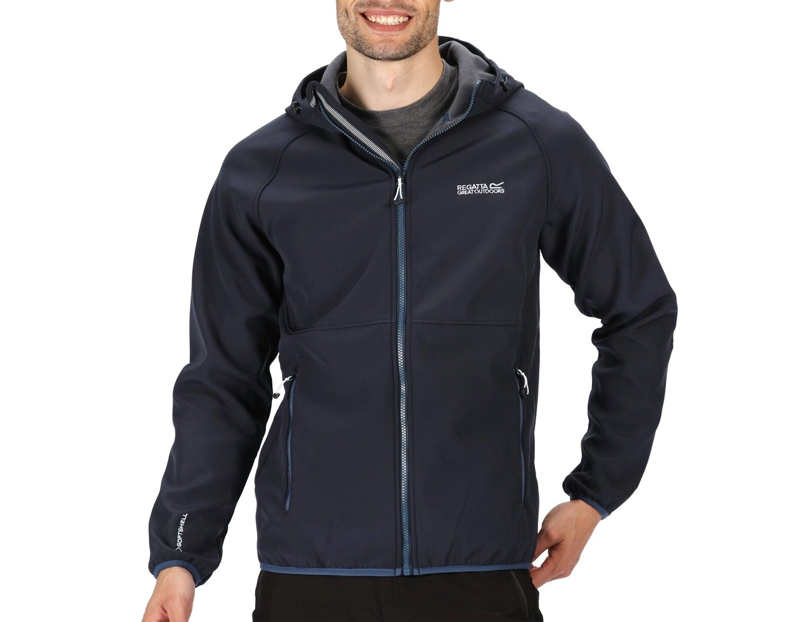 Regatta - Arec II - Blauw Softshell Jack