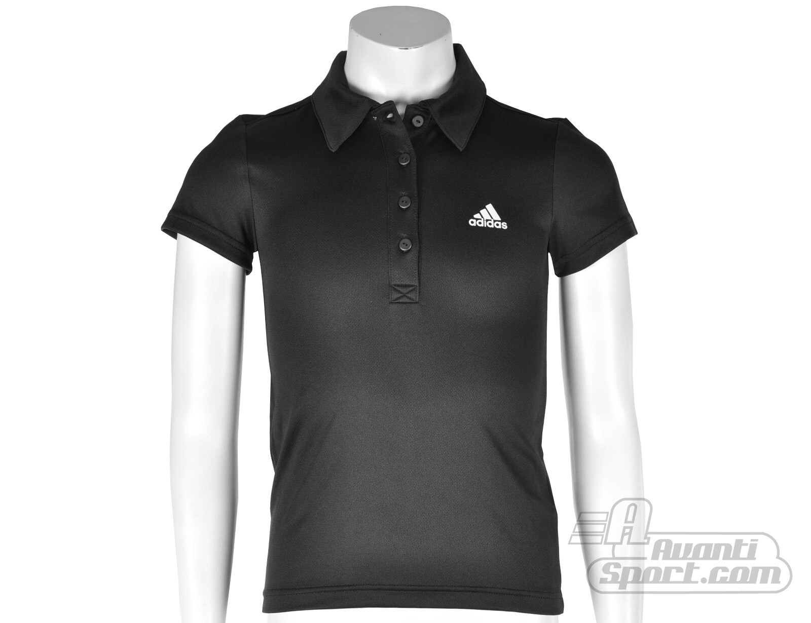 adidas - Girls Response Traditional Polo - Meisjes Tennispolo
