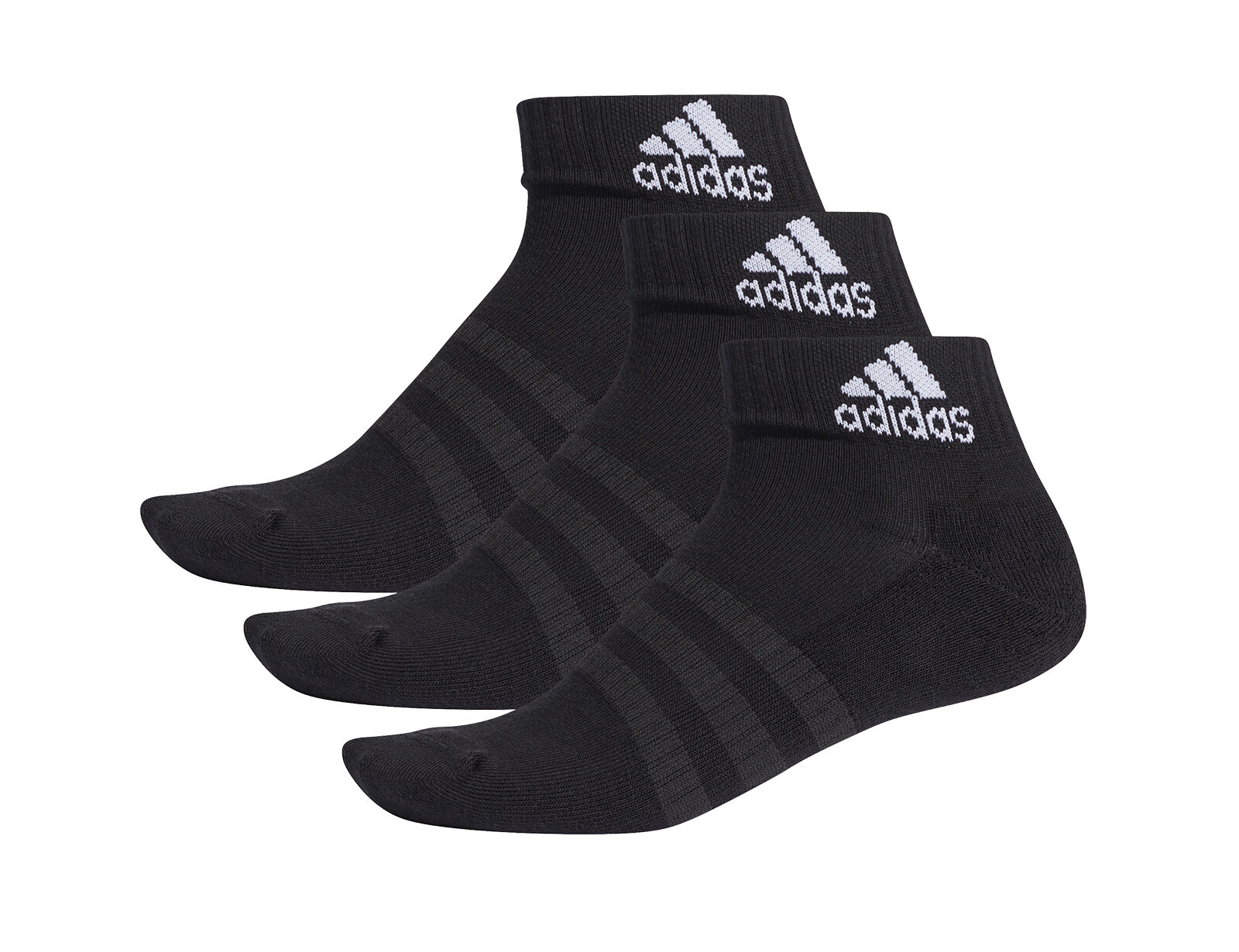adidas - Cushioned Ankle Sock 3P - Zwarte Sokken