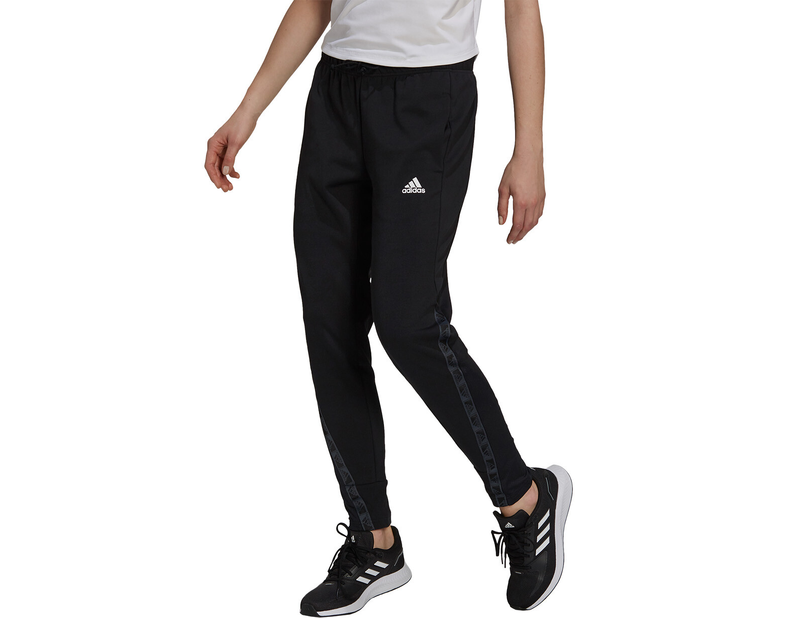 adidas - D2M Cotton Touch Pants Women - Dames Trainingsbroek