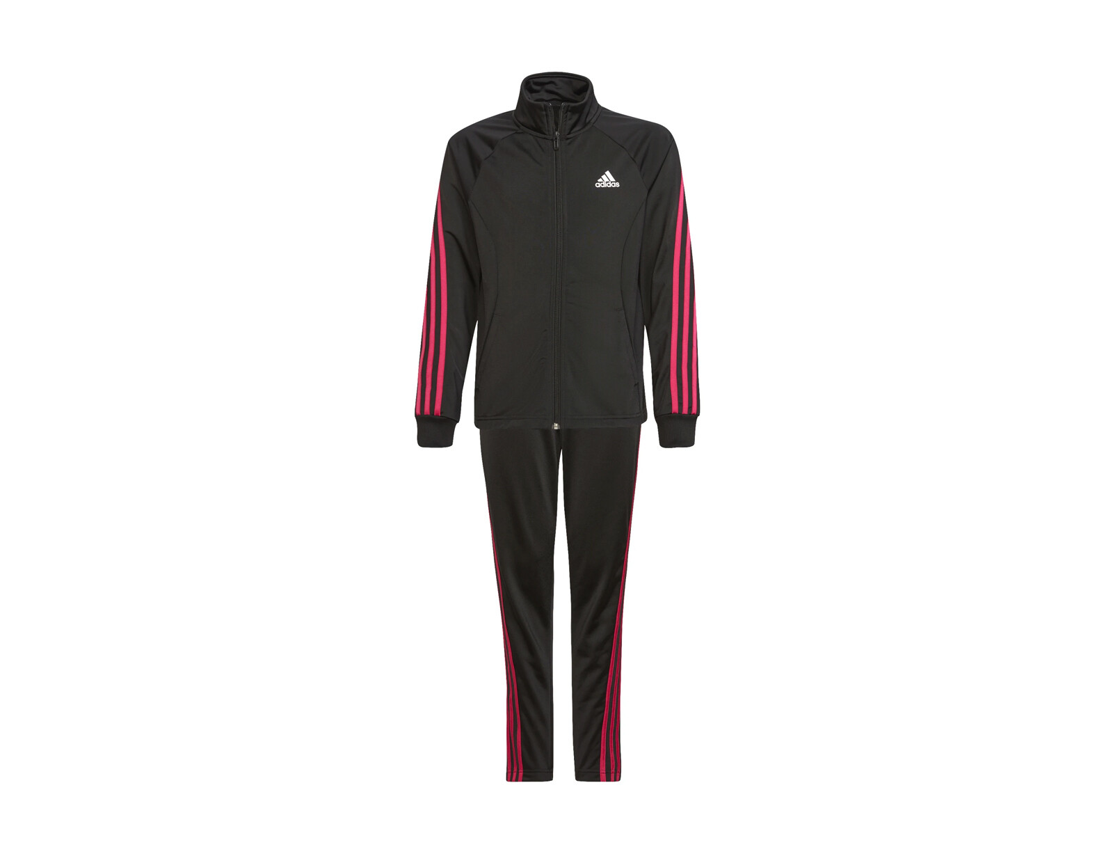 adidas - Team Polyester 3-Stripes Tracksuit Youth - Kids Trainingspak