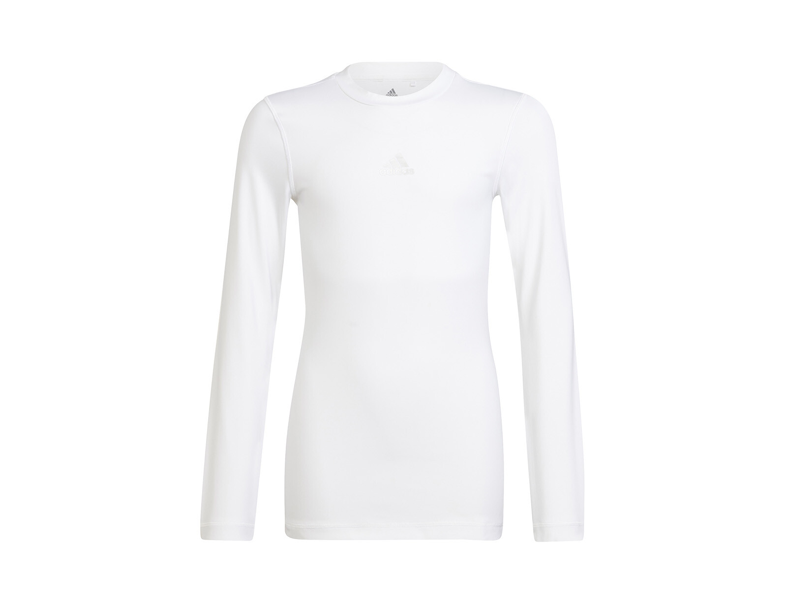 adidas - Techfit Long Sleeve Tee Youth - Wit Compressieshirt