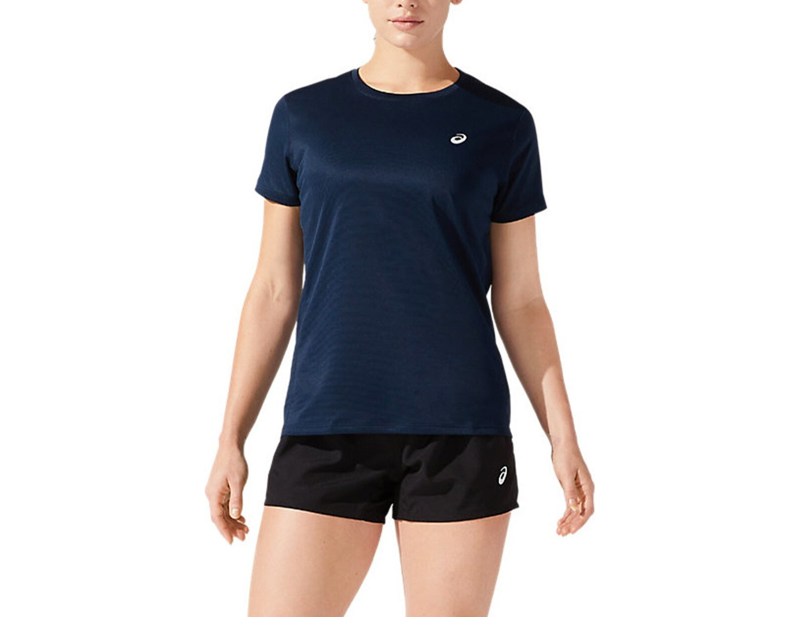Asics - Core Short Sleeve Top - Blauw T-shirt dames