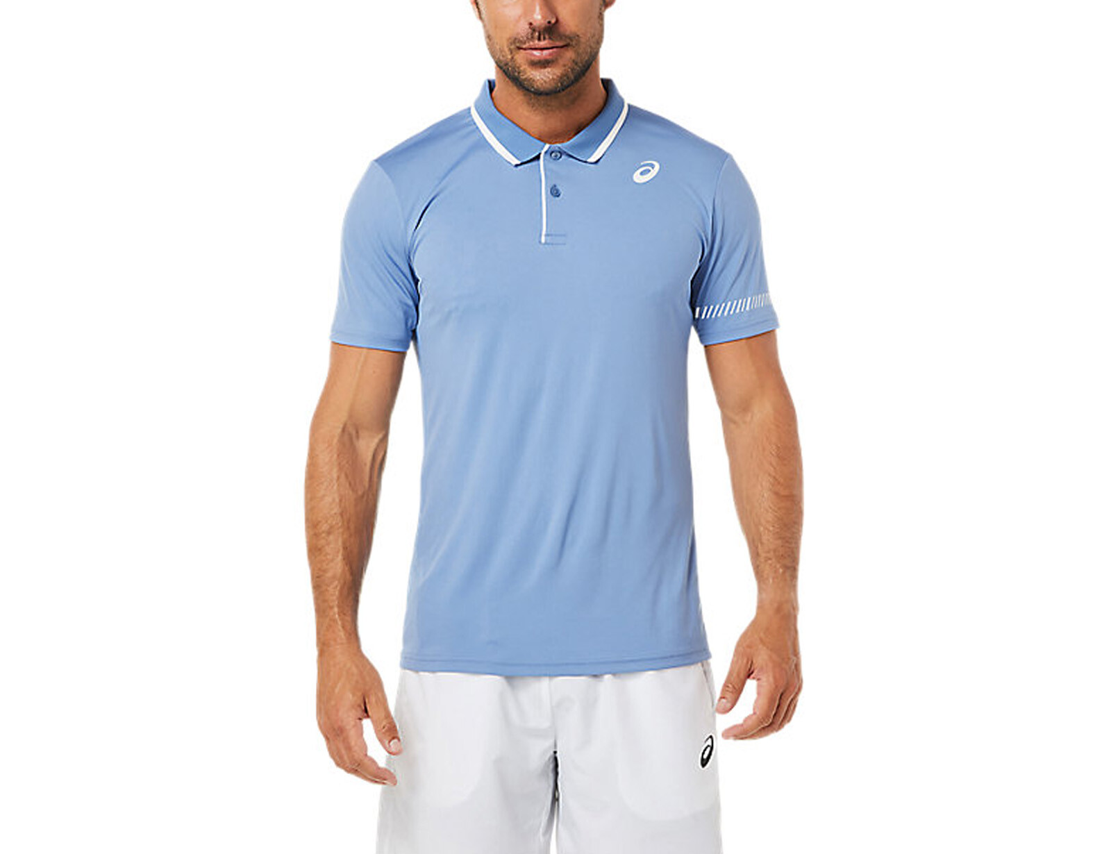 Asics - Court Polo Shirt - Heren Polo Blauw