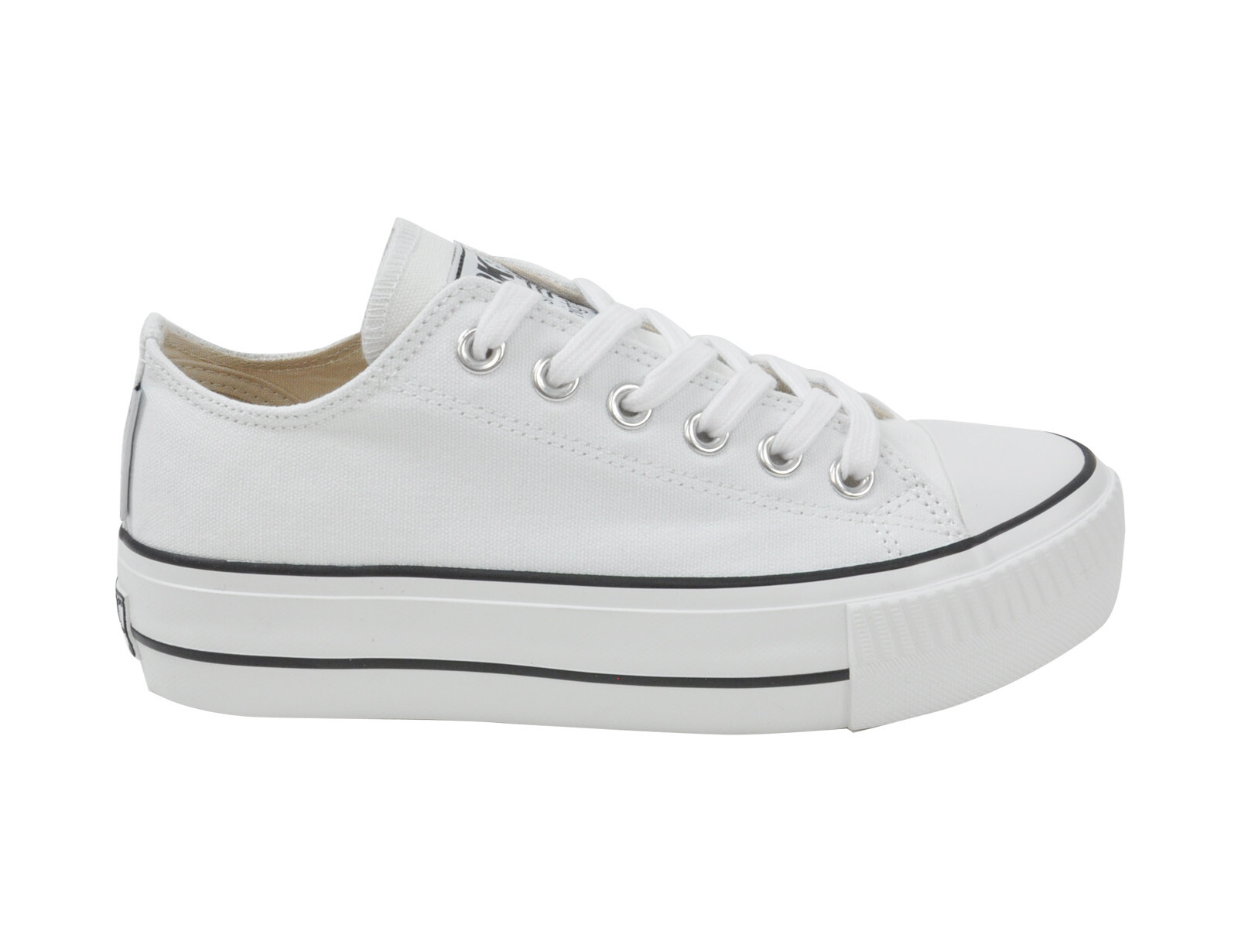 British Knights - Kaya Low Women - Witte Platform Sneakers